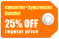 Converter+Syncronizer Bundle! Take 25% off regular price